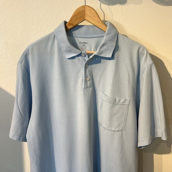 Light blue Men’s Polo - Picture 4 of 7
